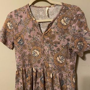 Roolee Midi floral dress